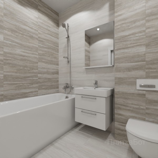ALMA ceramica 2026, Ферро, Контрастные стены, контраст у инсталляции №1