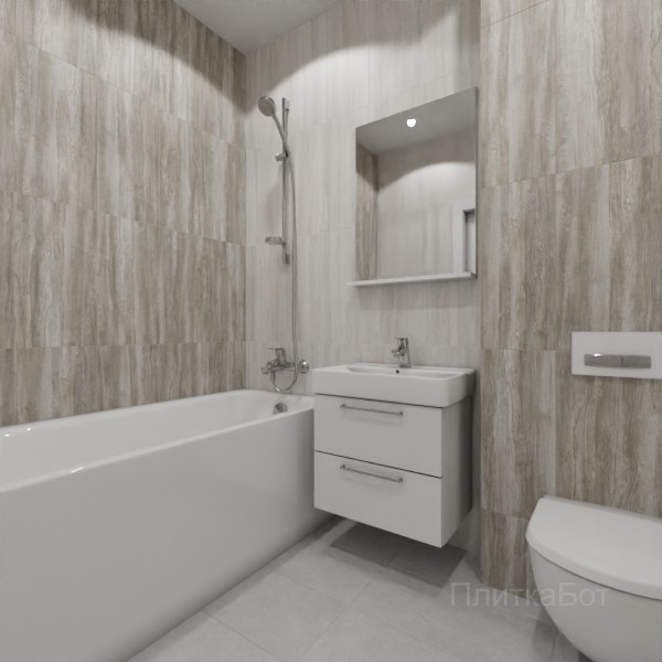ALMA ceramica 2026, Ферро, Контрастные стены вертикально, контраст у инсталляции №3