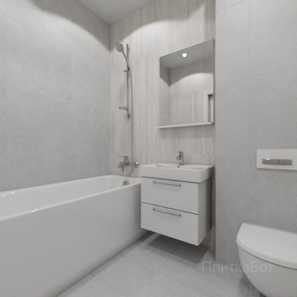 ALMA ceramica 2026, Ферро, Контрастные стены вертикально, контраст у инсталляции №6