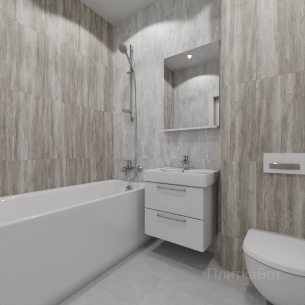 ALMA ceramica 2026, Ферро, Контрастные стены вертикально, контраст у инсталляции №9
