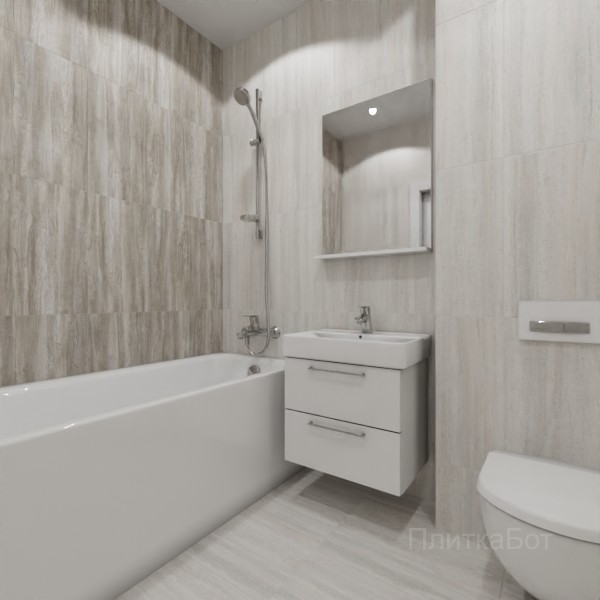 ALMA ceramica 2026, Ферро, Контрастные стены вертикально №1
