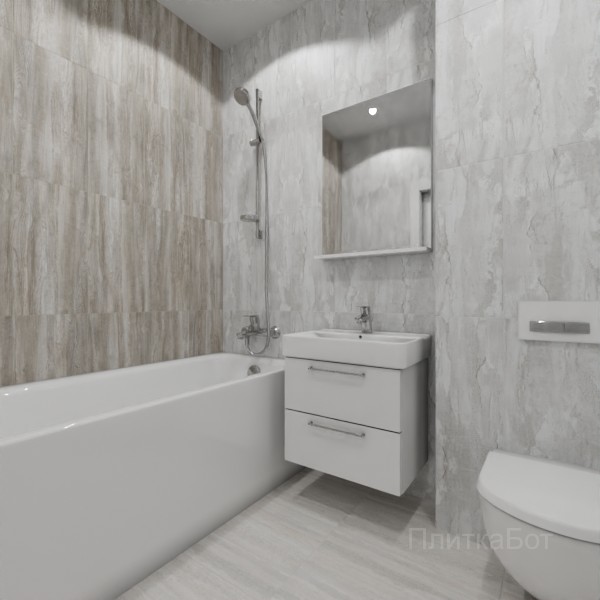 ALMA ceramica 2026, Ферро, Контрастные стены вертикально №4