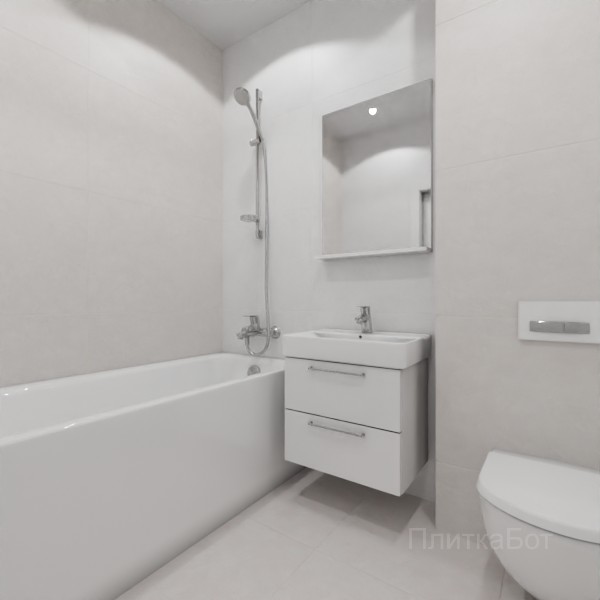 ALMA ceramica 2026, Флора, Контрастные стены, контраст у инсталляции №2