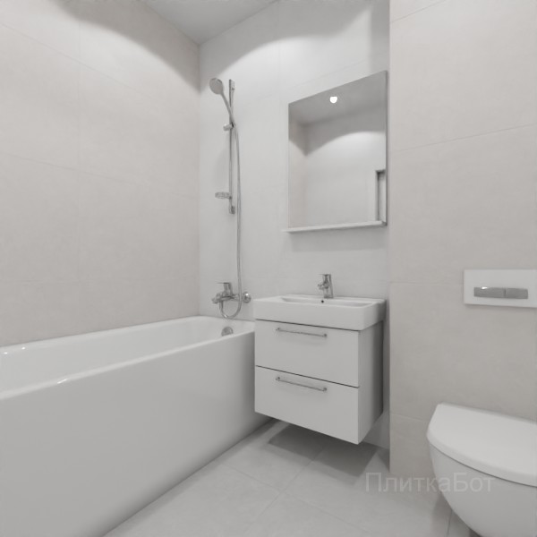 ALMA ceramica 2026, Флора, Контрастные стены, контраст у инсталляции №3