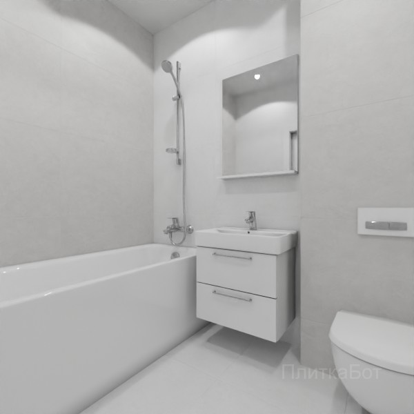 ALMA ceramica 2026, Флора, Контрастные стены, контраст у инсталляции №5