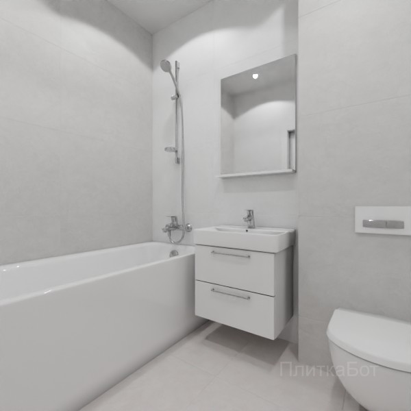 ALMA ceramica 2026, Флора, Контрастные стены, контраст у инсталляции №6