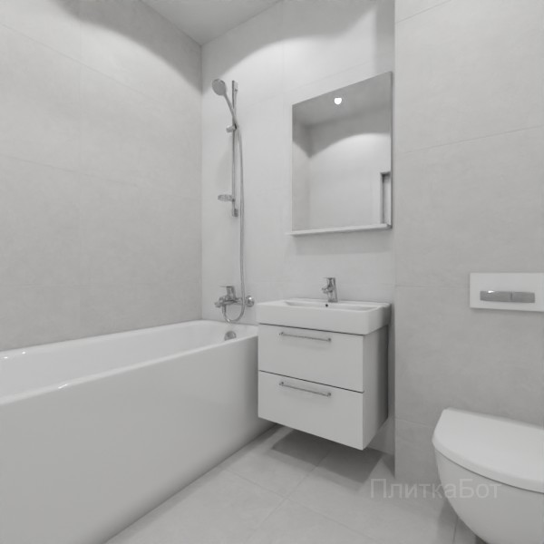 ALMA ceramica 2026, Флора, Контрастные стены, контраст у инсталляции №7