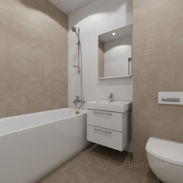 ALMA ceramica 2026, Флора, Контрастные стены, контраст у инсталляции №12
