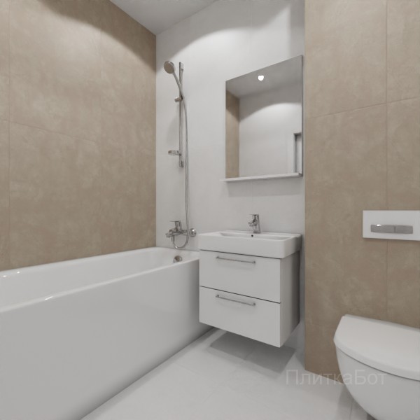 ALMA ceramica 2026, Флора, Контрастные стены вертикально, контраст у инсталляции №9