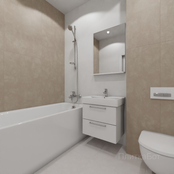 ALMA ceramica 2026, Флора, Контрастные стены вертикально, контраст у инсталляции №10