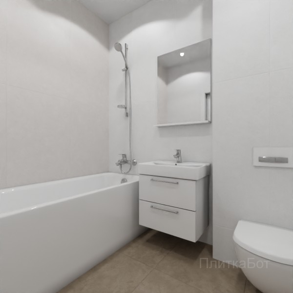 ALMA ceramica 2026, Флора, Контрастные стены вертикально №4