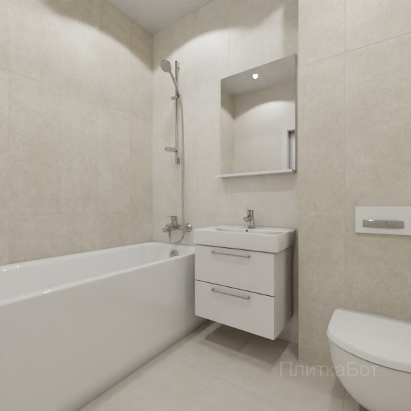 ALMA ceramica 2026, Гарден, Контрастные стены вертикально, контраст у инсталляции №1