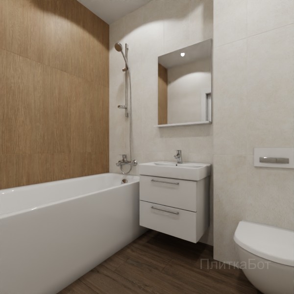 ALMA ceramica 2026, Гарден, Контрастные стены вертикально, палубная №2