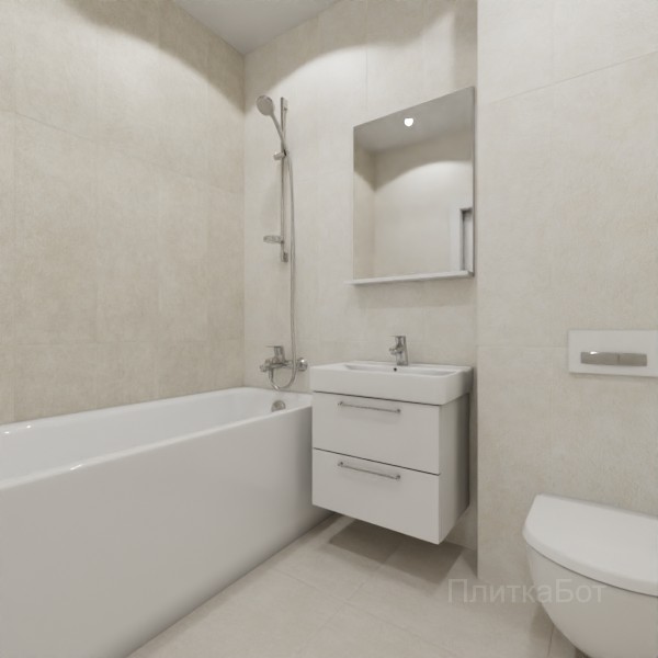 ALMA ceramica 2026, Гарден, Контрастные стены вертикально №1
