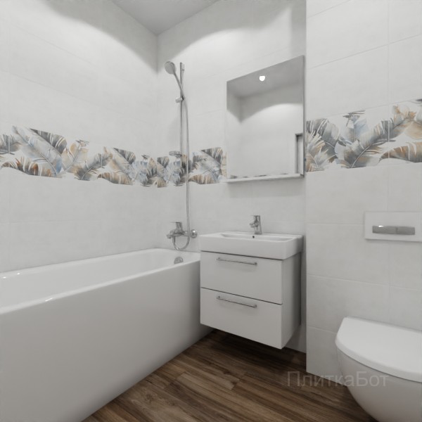 ALMA ceramica 2026, Грета, Декор по центру, палубная №1