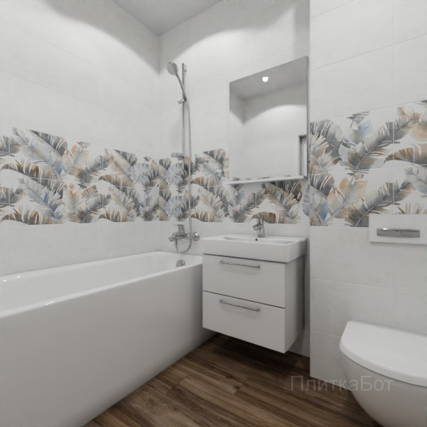 ALMA ceramica 2026, Грета, Два декора, палубная №1