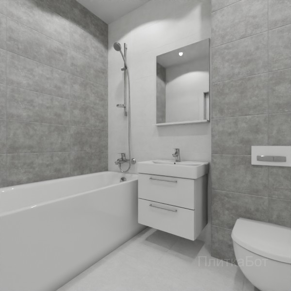 ALMA ceramica 2026, Грета, Контрастные стены, контраст у инсталляции