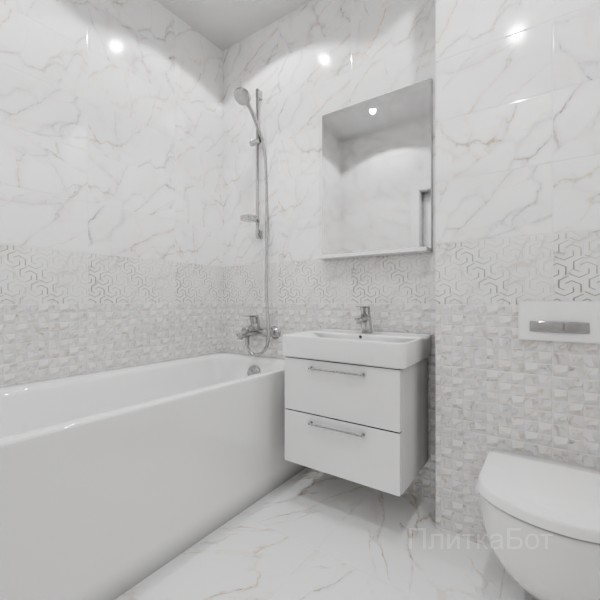 ALMA ceramica 2026, Гриджио, Низ-верх и декор №2