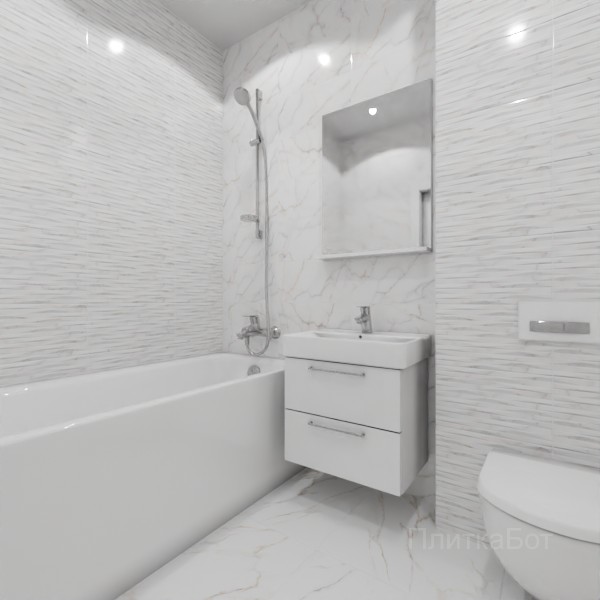 ALMA ceramica 2026, Гриджио, Контрастные стены, контраст у инсталляции №1