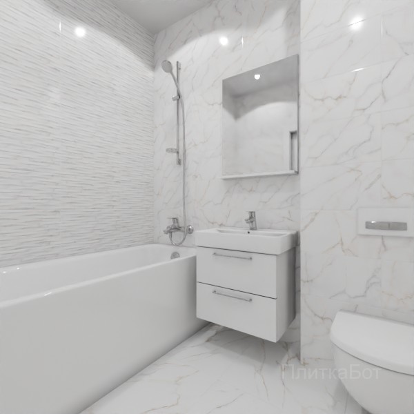 ALMA ceramica 2026, Гриджио, Контрастные стены №1