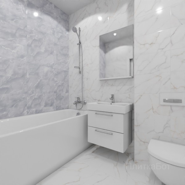 ALMA ceramica 2026, Гриджио, Контрастные стены №3