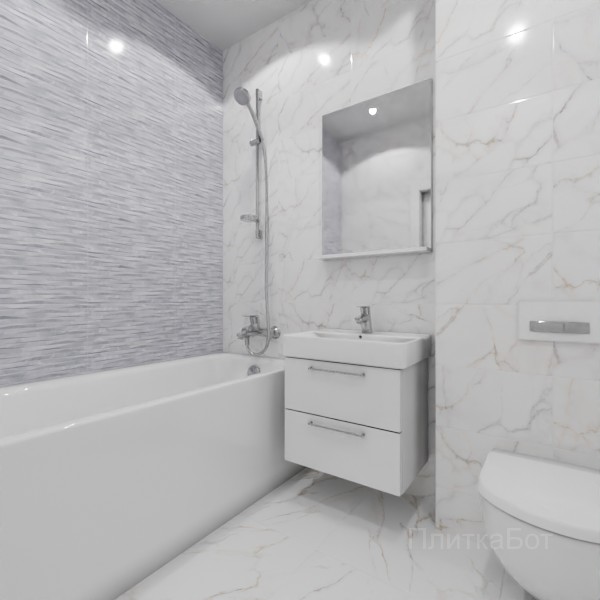 ALMA ceramica 2026, Гриджио, Контрастные стены №4