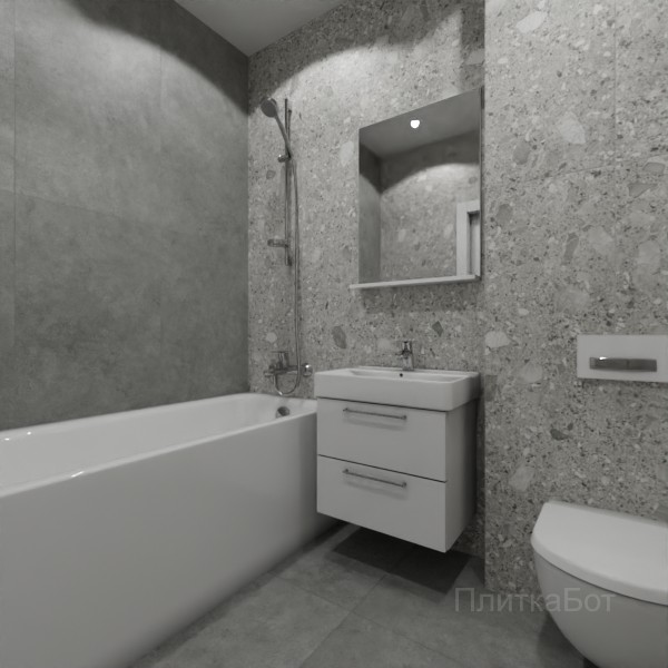 ALMA ceramica 2026, Холли, Контрастные стены вертикально №1