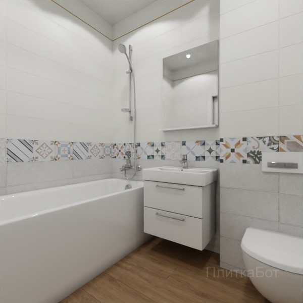 ALMA ceramica 2026, Коста-Рика, Низ-верх, декор и полоса, палубная №8
