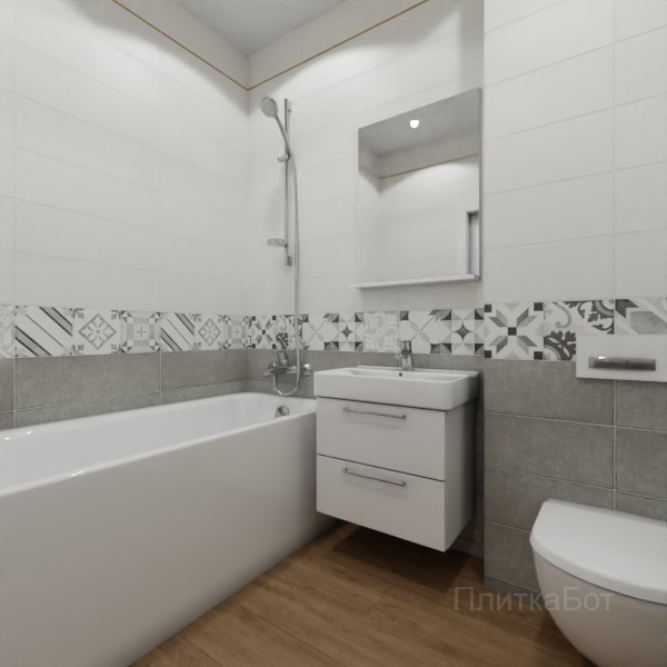 ALMA ceramica 2026, Коста-Рика, Низ-верх, декор и полоса, палубная №12