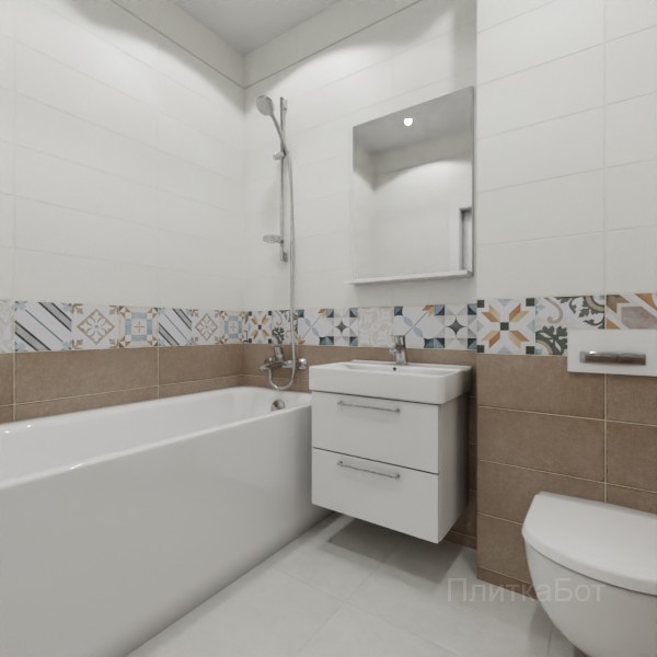 ALMA ceramica 2026, Коста-Рика, Низ-верх, декор и полоса №2