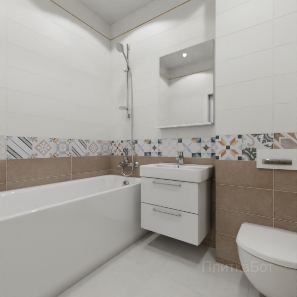 ALMA ceramica 2026, Коста-Рика, Низ-верх, декор и полоса №14
