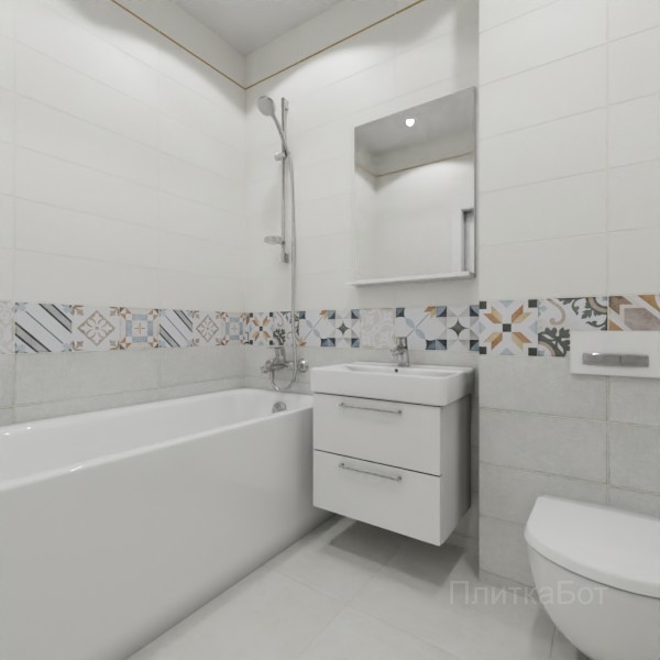 ALMA ceramica 2026, Коста-Рика, Низ-верх, декор и полоса №16
