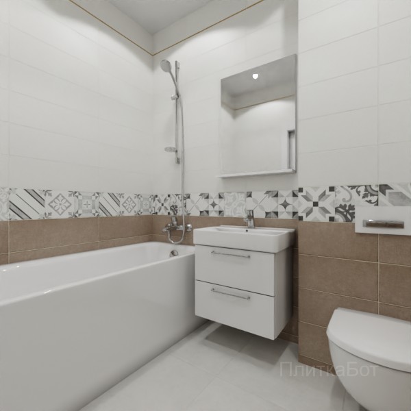 ALMA ceramica 2026, Коста-Рика, Низ-верх, декор и полоса №20