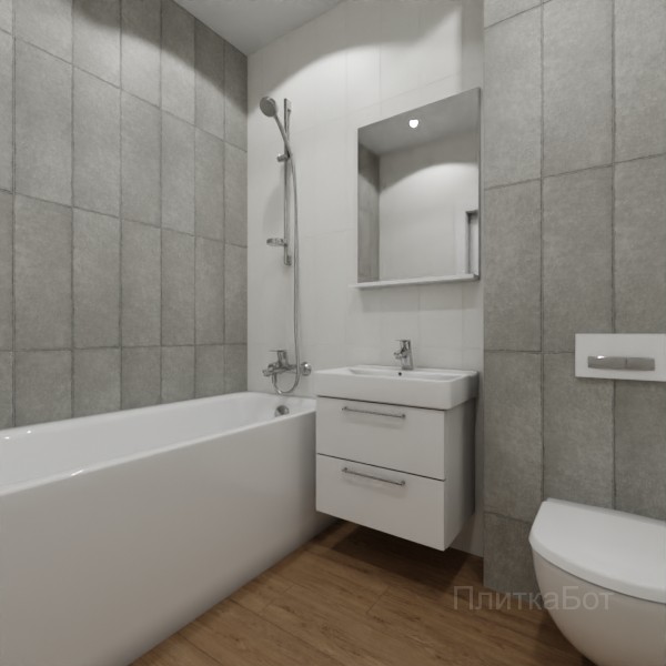 ALMA ceramica 2026, Коста-Рика, Контрастные стены вертикально, контраст у инсталляции, палубная №3