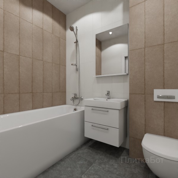 ALMA ceramica 2026, Коста-Рика, Контрастные стены вертикально, контраст у инсталляции №1