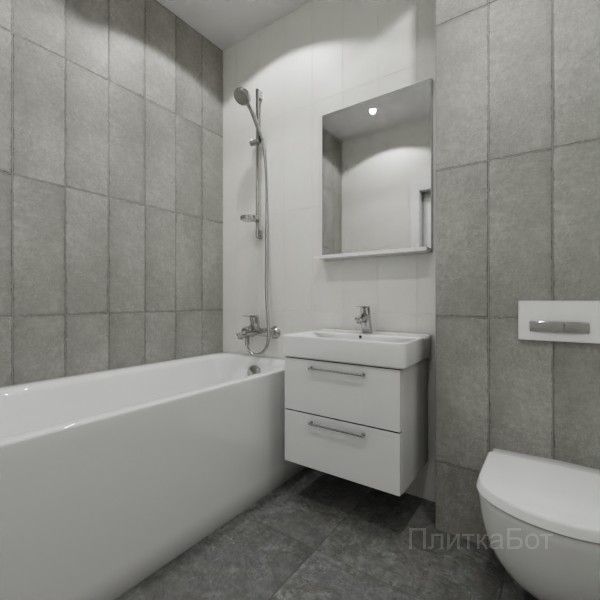 ALMA ceramica 2026, Коста-Рика, Контрастные стены вертикально, контраст у инсталляции №5