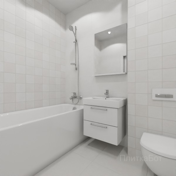 ALMA ceramica 2026, Куб, Контрастные стены, контраст у инсталляции №2