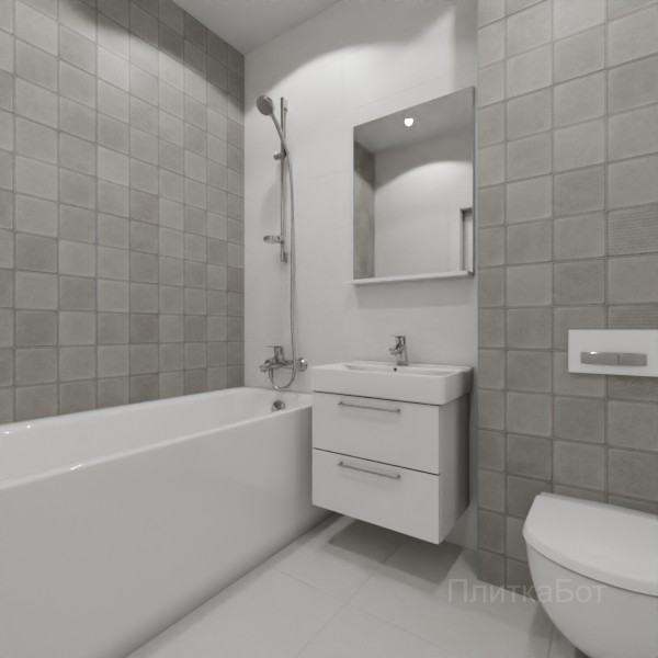 ALMA ceramica 2026, Куб, Контрастные стены, контраст у инсталляции №3