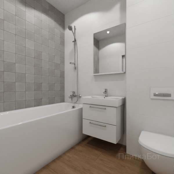 ALMA ceramica 2026, Куб, Контрастные стены, палубная №3