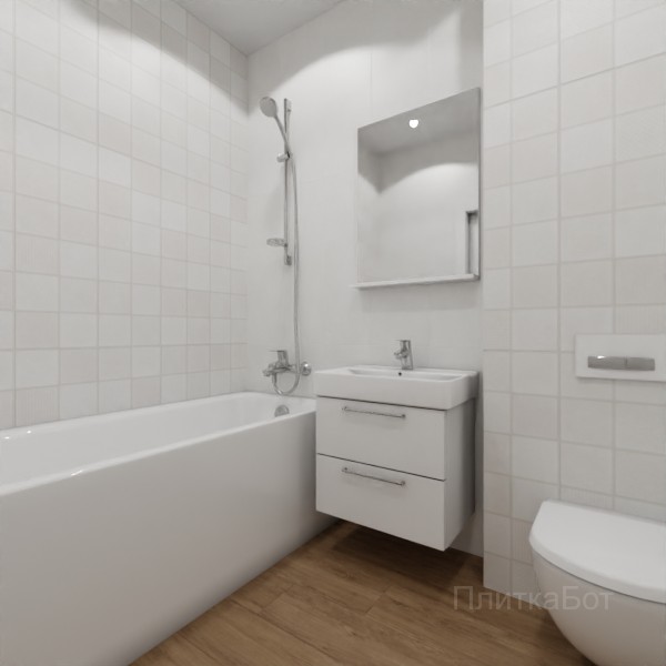 ALMA ceramica 2026, Куб, Контрастные стены вертикально, контраст у инсталляции, палубная №2