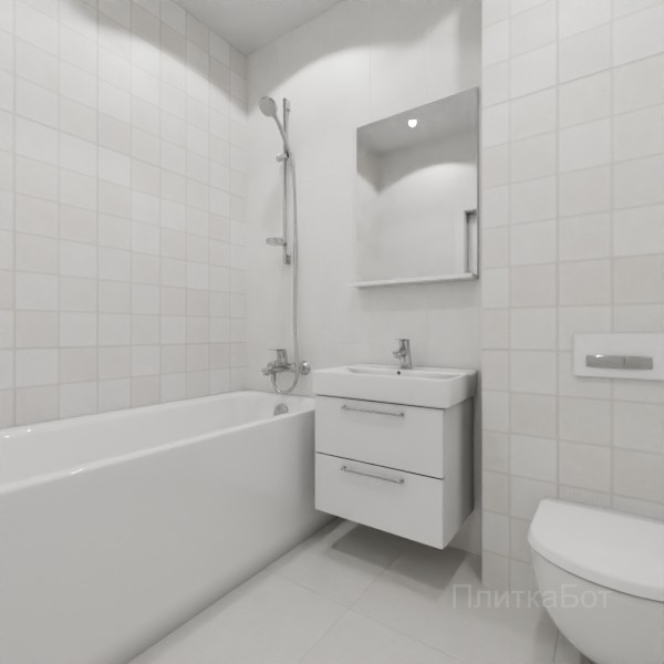 ALMA ceramica 2026, Куб, Контрастные стены вертикально, контраст у инсталляции №2
