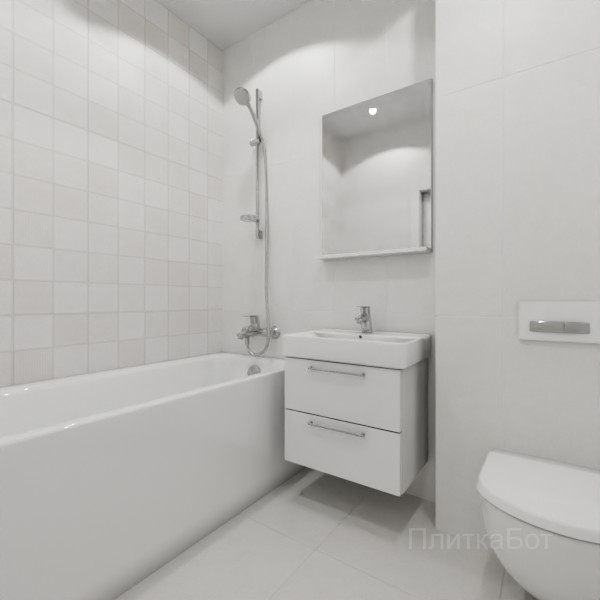 ALMA ceramica 2026, Куб, Контрастные стены вертикально №2