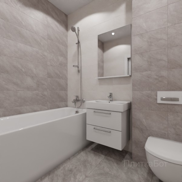 ALMA ceramica 2026, Ларго, Контрастные стены, контраст у инсталляции №3