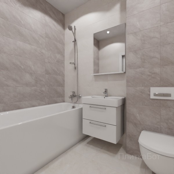 ALMA ceramica 2026, Ларго, Контрастные стены, контраст у инсталляции №4