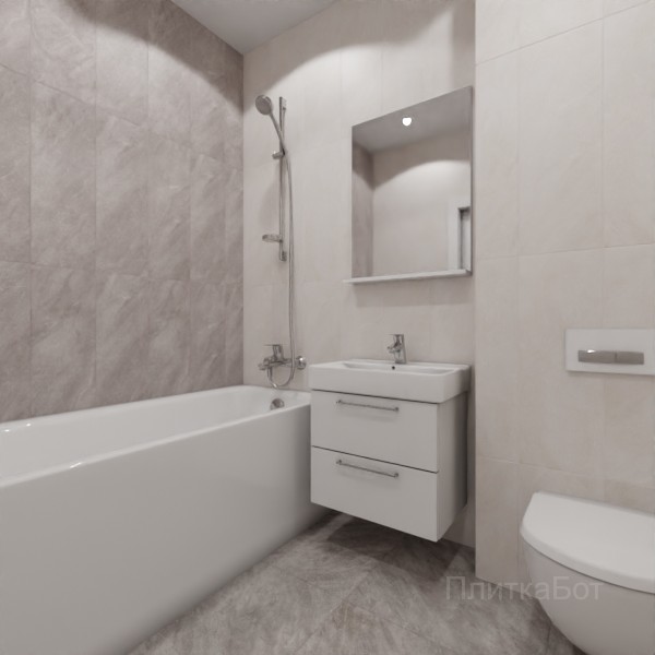 ALMA ceramica 2026, Ларго, Контрастные стены вертикально №3