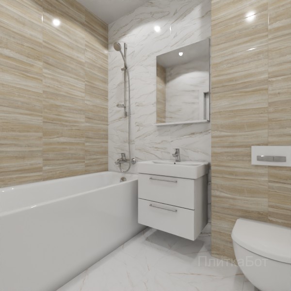 ALMA ceramica 2026, Лаура, Контрастные стены, контраст у инсталляции
