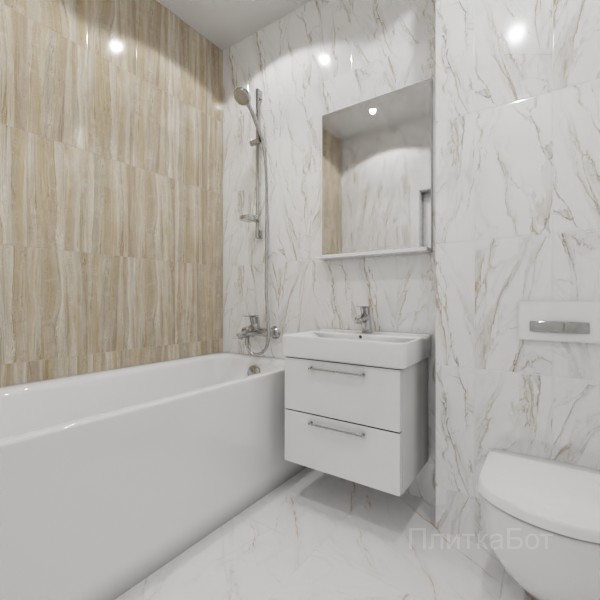 ALMA ceramica 2026, Лаура, Контрастные стены вертикально