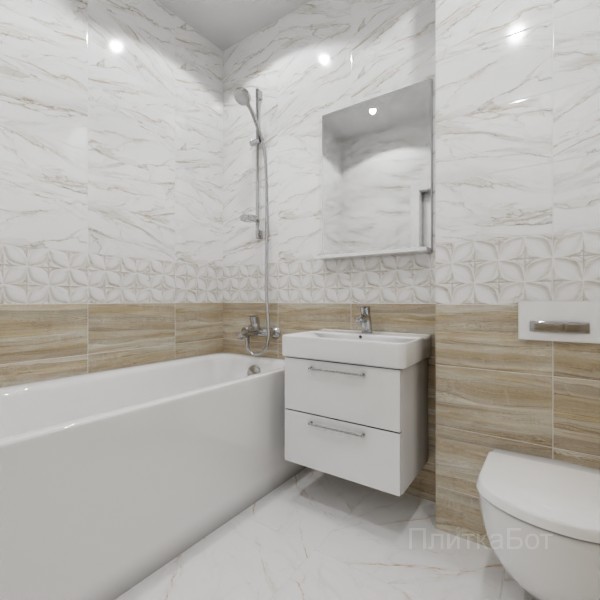 ALMA ceramica 2026, Лаура, Низ-верх и декор