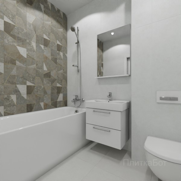 ALMA ceramica 2026, Лэнд, Контрастные стены вертикально №2