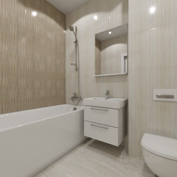 ALMA ceramica 2026, Лоренс, Контрастные стены вертикально, палубная №1